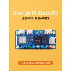 Placa de desenvolvimento Orange Pi Zero 2W Orange Pi Zero2W Quanzhi H618 com suporte para placa-mãe Android Linux