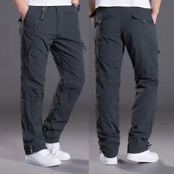 Primavera outono macacão masculino solto Multi-bolso calças casuais calças compridas Harlan 2022 Street Wear tendência a