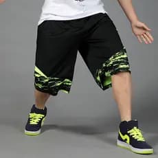 Shorts de basquete Streetball calças verão sobre o joelho Hip-Hop masculino plus Size shorts esportivos preto na moda ma