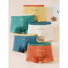 Guni urso roupa interior infantil meninos boxer boxer meninos roupa interior do bebê calças Shorts calças de algodão cor