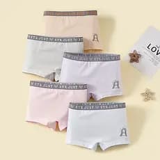 Meninas roupa interior de algodão boxer crianças ETXJUST boxer Briefs médio grande crianças Shorts meninas calças do beb