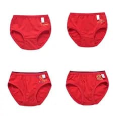 Grande vermelho crianças meninas roupa interior do bebê meninos meninas triângulos médio grande crianças Benming ano pur