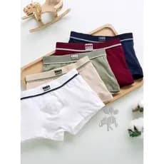 Crianças roupa interior masculina ETXJUST meninos boxer roupa interior das crianças médio grande algodão bebê boxer calç