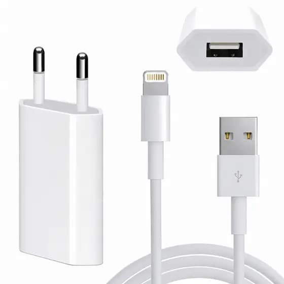 Carregador de Celular para Iphone com Cabo Lightning USB Power com Selo Anatel 10 Wats
