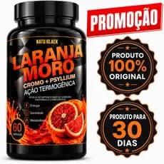 Laranja Moro ORIGINAL + Psylilium e Cromo 60 Cápsulas - ENVIO IMEDIATO