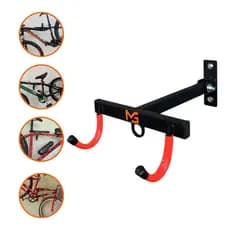 Suporte para Bicicleta Ajustável de Parede Mountain Bike, MTB, Speed, E-Bike Resistente com Gancho