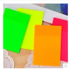 Adesivos indicadores transparentes coloridos Baoke/adesivos n vezes/notas adesivas 5 cores opcionais 30 peças Material t