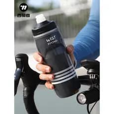 Ciclista ocidental esportes ciclismo garrafa de água isolamento profissional armazenamento frio copo água portátil Squee
