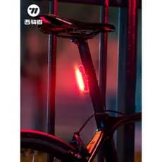 Western Rider bicicleta luz traseira freio de indução inteligente estrada Mountain Bike aviso noite equitação luz equipa