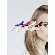 Clipe de jacaré para cabeleireiro, franja de cabelo encaracolado, cabelo liso, antiderrapante, grampo de cabelo, estúdio