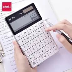 Calculadora poderosa Mini escritório de energia solar de alto aparência Contabilidade dedicada Tela de 12 dígitos Fonte