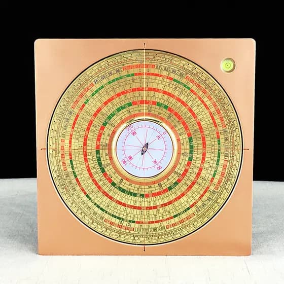Bússola profissional Datianchi, latão de alta precisão, 27cm, disco portátil Yang Gong, disco três em um, bússola Luo Ge