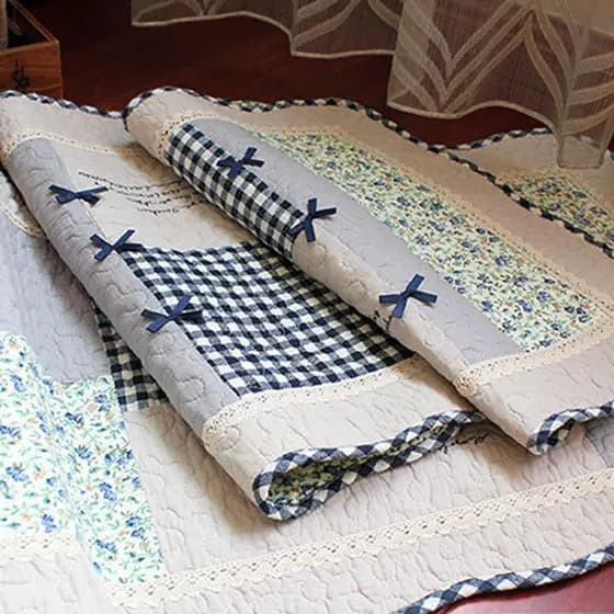 Estilo coreano Bowknot azul acolchoado tapete de porta sala estar tapete Yoga porta frente pé tapete porta do ban