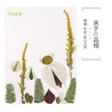 Outono planta folhas adesivos artesanais produtos acabados estudantes da escola primária jardim de infância crianças mat