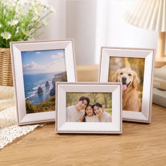 Criativo novo estilo chinês moldura de foto mesa de balanço ampliada espessada 20cm 23cm 27cm photo Studio photo frame 2