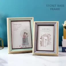 Moldura de foto mesa estilo nórdico criativo 20cm 23cm 27cm 33cm A4 moldura de foto decoração ornamentos foto suspensão