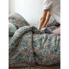 Classe A americano pequeno Floral Tianzhu algodão conjunto de quatro peças nu dormir ins estilo Retro cama puro algodão