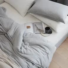 Colcha de algodão de malha de algodão macio único nu dormir Tianzhu algodão primavera outono colcha de inverno colcha de