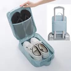 Saco de sapato portátil caixa de sapato de viagem meias saco de armazenamento de roupa interior à prova dwaterproof água