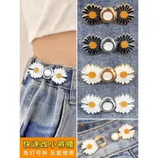 Calças cintura para pequeno sem perfuração cintura estreita ferramenta útil saia Jeans apertar cintura grande a pequeno