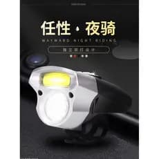 Luz da bicicleta usb recarregável à prova dwaterproof água Mountain bike iluminação destaque COB farol bicicleta de estr