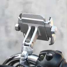 Suporte de navegação para celular de motocicleta, liga de alumínio, Mountain Bike, suporte para celular, motocicleta