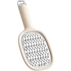 Ralador de Cozinha em Aço Inoxidável com Cabo Ergonômico – Ralador de Queijo e Zester Suspenso para Fatiar sem Esforço,