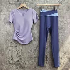 Yoga wear terno feminino High-End novo estilo com almofada no peito yoga correndo esportes respirável profissional moda
