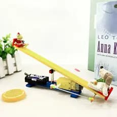 Gangorra elétrica diy tecnologia pequena produção pequena invenção estudante pacote de Material artesanal modelo experim