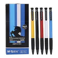 Chenguang Junyi Press Caneta Esferográfica ABP41701 Caneta Esferográfica Oleosa Suave 0.7mm Preto Azul Vermelho Caneta Ó