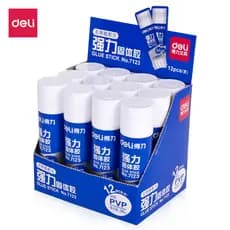 Deli 7121 Cola Sólida Forte PVP Tamanho Pequeno 9g Cola em Bastão 21g Cola Sólida em Bastão Feito à Mão para Crianças Es