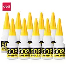 Deli Genuine 7144 Super Glue 502 Cola Líquida Cola de Secagem Rápida Adesivo Cola Industrial 8g Cola Universal Cola Univ