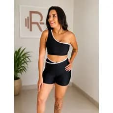 Conjunto Duo Poliamida Premium Conforto Roupa Esportiva Feminina Para Academia e Treino