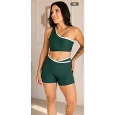 Conjunto Duo Poliamida Premium Conforto Roupa Esportiva Feminina Para Academia e Treino