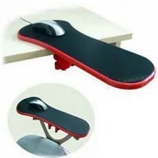 Suporte de mão para computador, cadeira de mesa, mouse pad de uso duplo, suporte de braço, descanso de pulso, placa de e