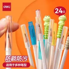 Deli Boné para lápis Estojo para lápis Porta-lápis Alunos da escola primária Papelaria Boné para lápis Extensor de lápis