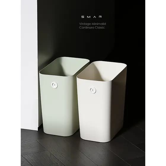 Lixeira doméstica francesa, luz de luxo, sala de estar, cozinha, quarto, banheiro, escritório, cesta de papel sem cobert