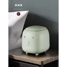 Lixeira de mesa mesa de café Mini com tampa tamanho pequeno casa bonito dos desenhos animados mesa de cabeceira caixa de