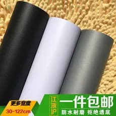 Papel de parede autoadesivo grosso, papel de parede para remodelação de móveis, branco, fosco, à prova d'água, armário,