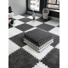 Ins estilo quarto costura tapete quarto menina inteira tapete de pelúcia grande área casa inteira cobertor cabeceira alf