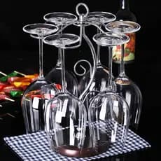Criativo suporte de vidro de vinho tinto ornamentos suporte de taça doméstico de cabeça para baixo suporte de vinho tint