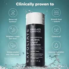 Paula'sChoicePERFECTING2%BHALiquidExfoliantcomÁcidoSalicílico,PolidorFacialparaPorosAlargados,Rugas&LinhasFinas,Adequado