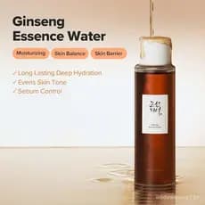 A água de essência de ginseng é um tônico facial hidratante adequado para pele seca e sem brilho. Produto coreano unisse