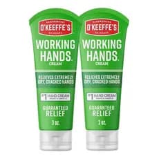 O'Keeffe's Working Hands - Creme para Mãos Extremamente Secas - Tubo de 3oz (2 Unidades) - Cuidado Reparador para Mãos R