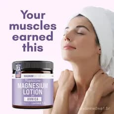 MagnumSolaceLoçãoNoturnaComArnica – Produto altamente concentrado – Aplicar nas pernas ou pés antes de dormir – Suave