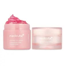 medicube Collagen Swirl Duo para uma Pele Radiante e com Aparência Mais Firme: Creme de Gelatina de Colágeno 50ml e Crem
