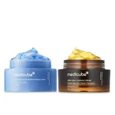 medicube Daily Hydration Capsule Duo: Creme de Ácido Hialurônico e Creme em Cápsula de Vitamina C Profunda |   Conjunto