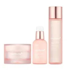Medicube Triple Collagen Bounce Trio: Tônico, Sérum e Creme de Colágeno para Hidratação, Elasticidade e Pele com Aparênc