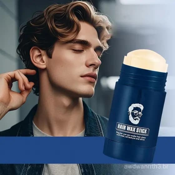 Bastão de Cera para Cabelo, Ceras para Estilização de Cabelo, Acessórios Nutritivos para Cabelo