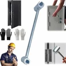 Chave de ajuste para furos de dobradiças, abridor de furos de dobradiças ajustável, ferramenta de reparo de dobradiças d